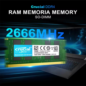 Crucial <span class=keywords><strong>DDR4</strong></span> <span class=keywords><strong>Laptop</strong></span> <span class=keywords><strong>RAM</strong></span> <span class=keywords><strong>16GB</strong></span> 2666MHz PC4-21300 SODIMM 1,2 V 260PIN CL22 3NON-ECC Memoria Accesorio de computadora en stock - Product Image 2