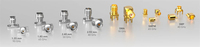 Conector Coaxial de Microondas RF Hembra Recto de CC-40 GHz 2.92