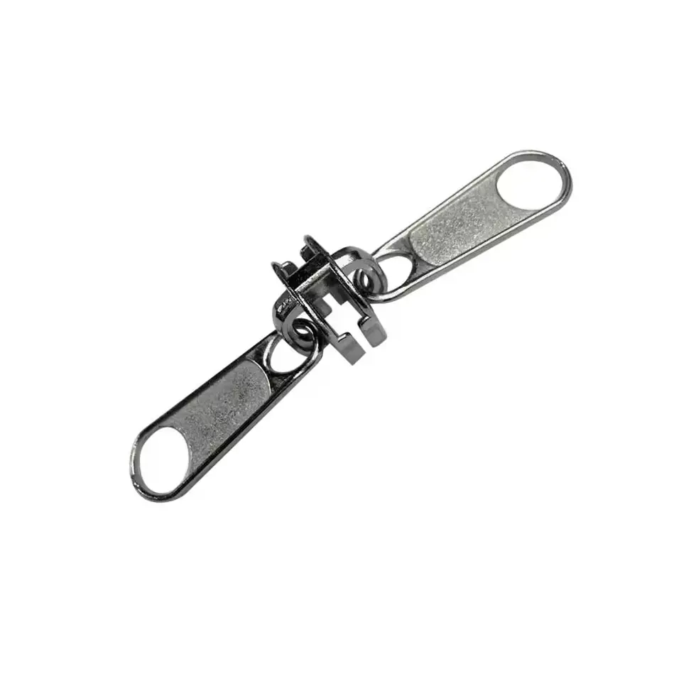 Factory price no.3/no.5/no.7 heavy weight high quality nonlock double custom metal puller zipper