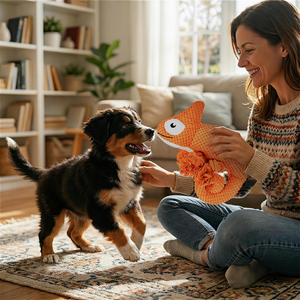 Nuevo Juguete de Peluche Interactivo para <span class=keywords><strong>Perros</strong></span> con Múltiples Texturas, Silencioso, con Forma de Animal, para la Salud Dental y el Alivio de la Ansiedad, Sostenible - Product Image 5