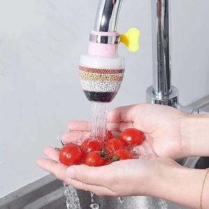 Depuratore a 6 strati filtro per rubinetto rubinetto per cucina a risparmio idrico gorgogliatore filtrazione a carbone attivo soffione <span class=keywords><strong>doccia</strong></span> filtri per la pulizia dell'ugello - Product Image 2