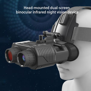 Lunettes de vision nocturne montées sur casque CMOS 1080P Zoom optique 21x-40x 24MP Double écran IP54 Étanche Infrarouge Tactique - Product Image 3