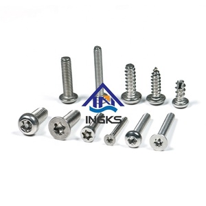 Ingks Vít Torx Sáu Chấu Đầu Phẳng Nắp Nút Inox SS304 SS316 Vít Torx Bảo Mật Ren Máy Khoan Ren - Product Image 1