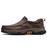 Chaussures décontractées pour hommes les plus vendues, en PU, semelle extérieure en caoutchouc confortable, à lacets, mocassins à enfiler, durables, antidérapantes, pointures 38-50