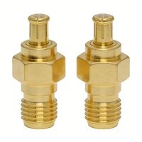 Koperen SMA naar MCX adapter, SMA female naar MCX male plug, rechte RF coaxiale adapter voor DVB-T TV RTL SDR ADS-B ontvanger