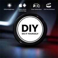 Badge numérique pour voiture BMW, installation sans perçage, câblage Plug and Play, téléchargement d'images et de vidéos DIY, emblème de coffre, modification automobile
