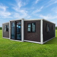 Maison conteneur extensible 30ft 40ft, Maison d'hôtes préfabriquée, Véranda autonome, Kit de mini-maison, Solaire CE ISO
