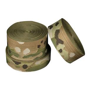 Sangle tactique personnalisée à impression numérique, diverses spécifications, sangle de ceinture tactique en nylon polyester jacquard robuste de couleur verte - Product Image 5