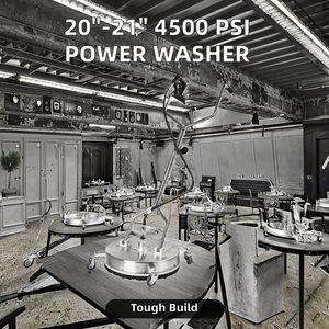 Nuevo Cepillo de Limpieza para el Hogar de 20"-21" Pulgadas, Acero Inoxidable, Limpiador de Superficies a Presión de 4500 PSI, 1 Año de Garantía - Product Image 2