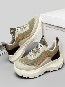 Zapatos para caminar al aire libre, transpirables, con malla de rejilla, con adornos multicolor, suela antideslizante con tacos profundos, para paseos de fin de semana en el campo - Product Image 5