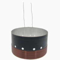 Bobine de basses Yicheng 125,5 mm TGL de haute qualité, résistante aux hautes températures, avec poussoir de phase pour haut-parleur passif, unité de commande 5