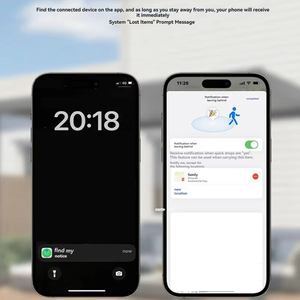 Vision iPhone Compatible Waterproof IP67 Wi-Fi & LBS Positioning Real-Time <b>Tracking</b> Case Mag Safe Cardholder for IOS PET <b>Devices</b> - Product Image 5