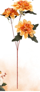 15 Pcs Fleurs de Dahlias Artificielles 22.8 Pouces Fleurs de Dahlias en Faux Soie avec Tiges Plantes Résistantes aux UV - Product Image 5
