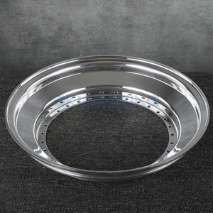 Jante 3 pièces forgée 20 trous pour BXS <span class=keywords><strong>Motorsport</strong></span> 16 à <span class=keywords><strong>18</strong></span> pouces, jante extérieure triple échelle polie en alliage - Product Image 4