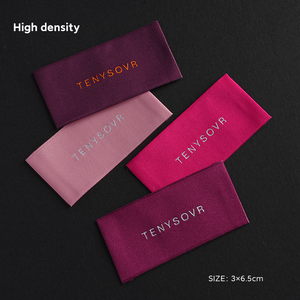 Etiquetas Tejidas de Moda de Fábrica, Etiquetas de Impresión Personalizadas para Ropa, Etiquetas de Cuidado del Cuello, Etiquetas Tejidas para Camisas - Product Image 4