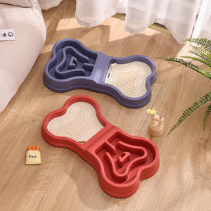 Luxury Eco-friendly PP Silicone Pet Cat <strong>Dog</strong> <strong>Bowl</strong> with Solid Bone Design Automatic Slow Feeder Maze <strong>Personalized</strong> Bone Pattern - Product Image 6