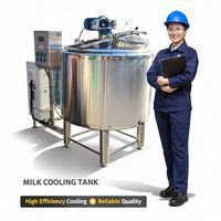 Silo de Stockage de Lait de 600 Litres - 50T Sus304 - Réservoir de Lait Équilibré