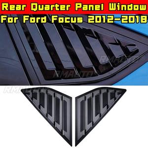 For Ford Focus 2012-2018 Exterior Accessories Car Side Rear <b>Window</b> Louver Shutter Cover Rear Quarter <b>Panel</b> <b>Window</b> Chin Body Kit - Product Image 2