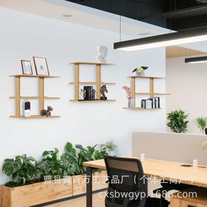 Wooden <b>Wall</b> <b>Mounted</b> Storage Rack 3 Tier Floating <b>Shelf</b> Natural Color For Kitchen Display - Product Image 2