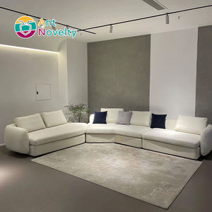 AntNovelty cama esquinera sofás de hotel nórdicos conjunto en forma de L sofá moderno italiano moderno - Product Image 1