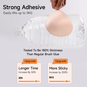 Soutien-gorge adhésif invisible pour femme, sans <span class=keywords><strong>dos</strong></span>, sans couture, à bonnets ronds, en silicone, anti-transpiration, à forte adhérence, nouvelle technologie, tenue longue durée - Product Image 4