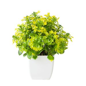 Offre Spéciale : Mini Bonsaï Artificiel en Herbe Colorée, Plante en Pot à 19 Grilles pour Décoration Intérieure et Extérieure - Product Image 5