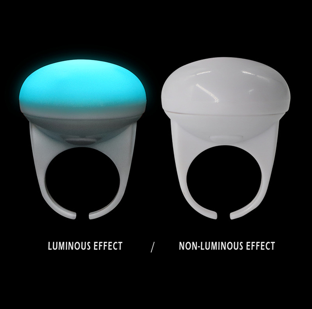 Battery Operated LED Flashing Finger Ring Light  Eco-Friendly Glow Finger Light Ring Portable LED Party Finger Light for Concert