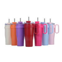 Gobelet isotherme en acier inoxydable 40 oz, design 2024, éco-responsable, minimaliste, couleurs et logo personnalisables, Atlas DrinkWare HANDGRIP
