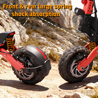 YUNQI K26 Scooter Eléctrico Todoterreno de Alto Rendimiento, Motor sin Escobillas de 3000W, Diseño Plegable e Impermeable, Alcance de 80-90KM, Velocidad de 85-90KM/H
