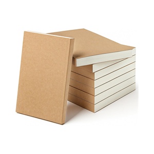 Cuaderno de Tapa Blanda Gruesa A5/B5/A4, Cuaderno de Papel Kraft con Cuadrícula para Estudiantes de Secundaria, Preparatoria y Universidad - Product Image 1