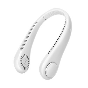 Ventilador portátil para el cuello, refrigeración portátil con alimentación USB recargable para estudiantes, trabajadores de oficina, deportes - Product Image 1