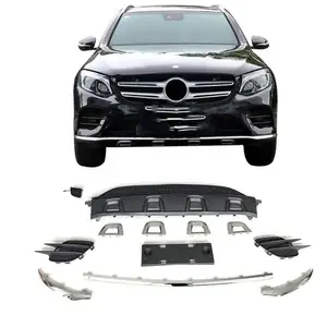 OEM 2138856700 2138856800 E400 BUMPER depan kisi luar lampu kabut lis penutup plastik untuk MERCEDES BENZ E CLASS W213 2017-2019