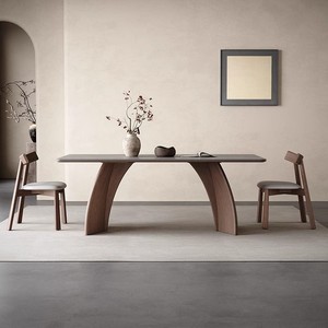 Set da Pranzo Moderno e Lussuoso in Legno Massello per 10 Persone, Elegante Arredamento per Hotel e Casa - Product Image 4