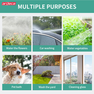 Andeca ชุดหัวฉีดท่อโลหะทองเหลืองแรงดันสูงในสวนปรับได้1/2 "<span class=keywords><strong>3</strong></span>/4" ท่อสำหรับล้างรถรดน้ำดอกไม้ - Product Image 6