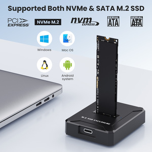 M.2 Ssd <b>Enclosure</b> Usb 3.1 Type C External Drive Dock For Nvme Ngff Solid State Drive - Product Image 3