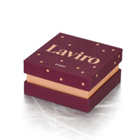 Boîte à bijoux en papier rigide rouge personnalisée, emballage cadeau de luxe avec logo pour l'affichage de bagues, colliers et boucles d'oreilles