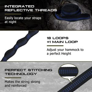 Fabrika Toptan Özel 2 Kişilik Açık Hava Naylon Kamp Hamağı Sineklikli - Product Image 4