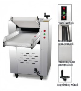 Laminadora y Prensa de Masa de Grado Comercial: Solución de Alta Eficiencia para Restaurantes y Panaderías, Máquina Amasadora de Masa - Product Image 3