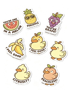 Pegatinas personalizadas económicas para uso promocional, aptas para vasos de plástico desechables, frutas, té, café y productos de vinilo. - Product Image 2