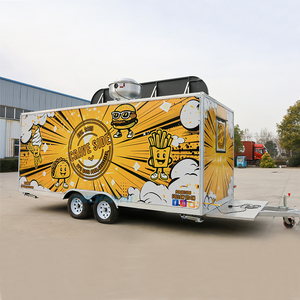 Remolque de Comida Móvil Chammp, Carrito de Hot Dogs, Camión de Comida, Barra de Bebidas, Remolque de Comida <span class=keywords><strong>con</strong></span> Cocina Completa para Bebidas - Product Image 4