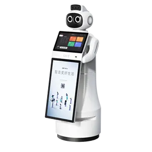 Robot inteligente de Conserjería Robot humanoide Robot inteligente Información del hotel Consulta Vip Recepción Restaurante