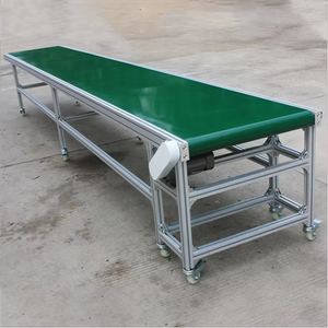 High Efficiency Belt Conveyor Assemble Line Adjustable Speed Motor Driven For Food Processing Production Line