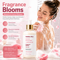 Gel Douche Hydratant et Nettoyant en Profondeur à Base de Plantes pour Peaux Sèches, Fabrication OEM, Marque Privée, Vente en Gros