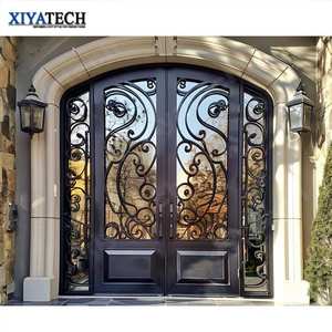 Porta d'Ingresso in Ferro Battuto Antiuragano e Antifurto XIYATECH Florida, Nuova Collezione Personalizzabile di Porte Doppie Moderne di Lusso 5 - Product Image 1