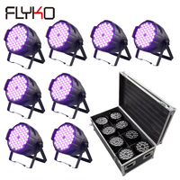 Éclairage de scène professionnel plat Dmx Led 54*3w RGBW 4 en 1 Zoom Par peut faire la fête avec barre Ktv effet éclairage