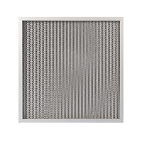 Filter HEPA H13 H14 Baru dengan Pemisah Aluminium, Filter Udara Efisiensi Tinggi, Media Serat Mikro Kaca, Efisiensi 99,99% untuk Ruang Bersih