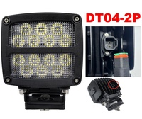 Lumière de travail LED de 90 W de haute qualité, super brillante, carrée de 6 pouces, robuste, pour machines, éclairage architectural extérieur