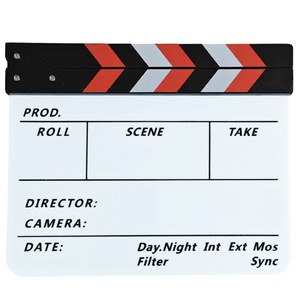 Populaire Clapboard de cinéma en bois et acrylique 30*24CM pour la photographie - Product Image 5