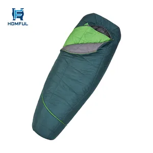 HOMFUL Custom New Style Belüftung 3 Season Outdoor Erwachsene Compact Single Camping Schlafsack
