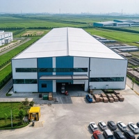 Usine à structure métallique préfabriquée avec espace de bureau, bâtiment métallique préfabriqué durable pour la fabrication et le stockage
